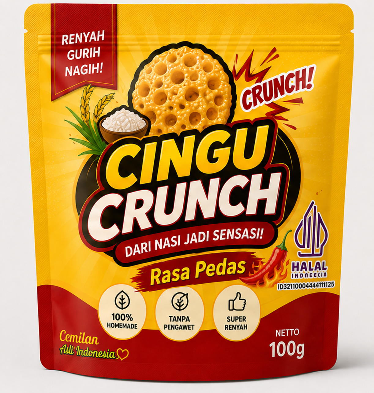 Kerupuk Cingu Pedas