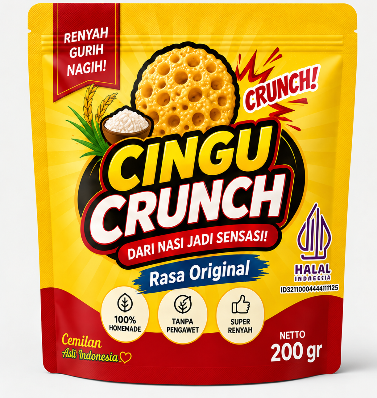 Kerupuk Cingu Original 200gr